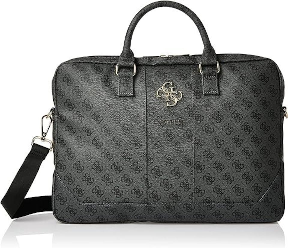 image 1 of Guess 4G Metal Logo Laptop Bag 16 Grey - FUCB15G4GFGR