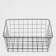 image 3 of OHS Metal Wire Multipurpose Food Pantry Storage Basket Organiser - Black
