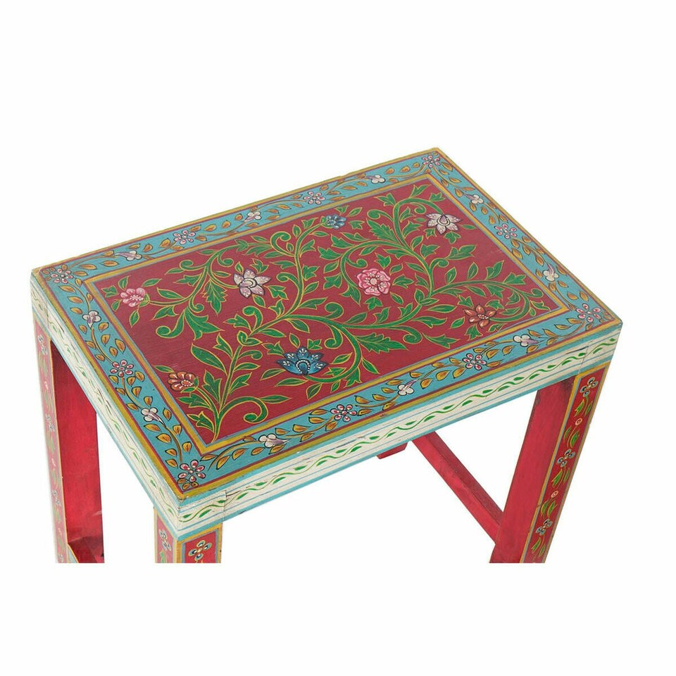 image 1 of Side table DKD Home Decor 8424001853243 Natural Multicolour Acrylic Mango wood 45 x 30 x 45 cm N/A