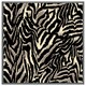 image 4 of Gold zebra print (Picture Frame) Brown | Oak | M