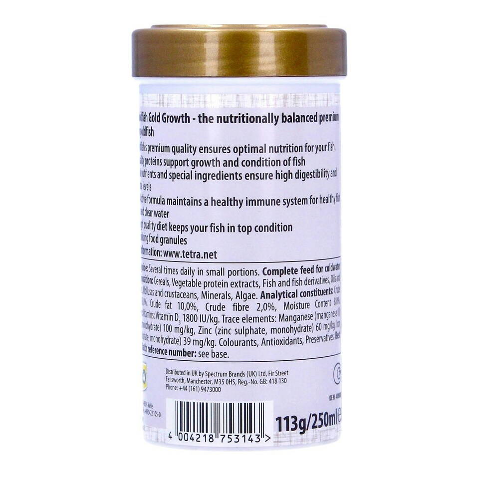image 1 of Tetra Goldfish Gold Growth 113g