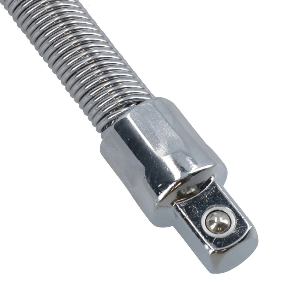 image 1 of Flexible Flexi Extension Bar Adapter Set For Sockets Mixed Drive 1/4 - 1/2in 3pc