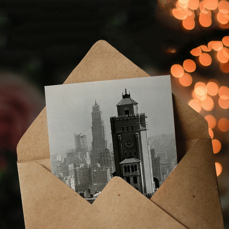 image 1 of Alfred Stieglitz Art Card New York City Cityscape Photograph