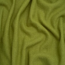 Minerva Core Range Green 100% Pure Boiled Wool Coating Fabric for Dressmaking, 140cm / 55" Wide - per metre