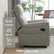 image 6 of HOMCOM Recliner Armchair, Reclining Chair with Adjustable Leg Rest Grey 