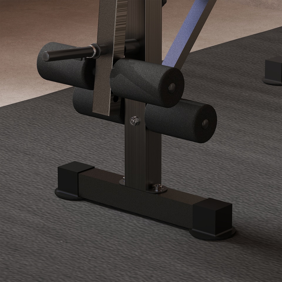 image 1 of HOMCOM Multi-Function Adjustable Weight Training Bench Gym Fitness Lifting