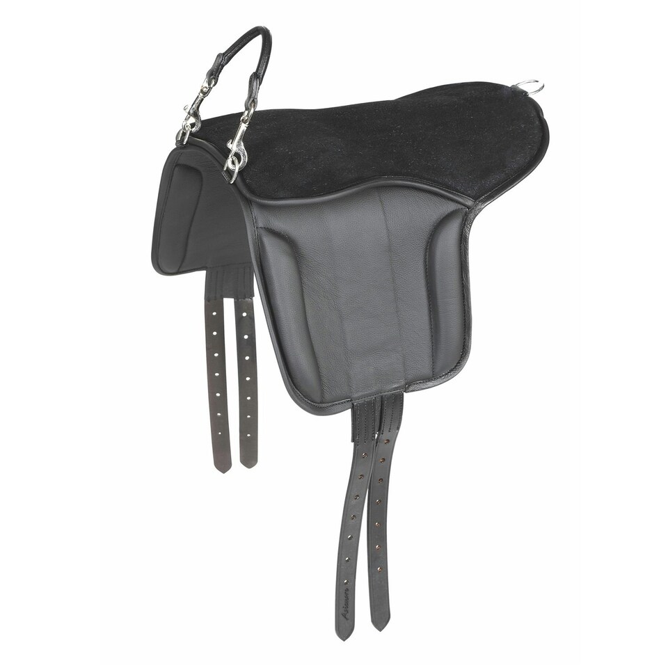 image 1 of Aviemore Leather Pony Saddle Pad - Black - One Size