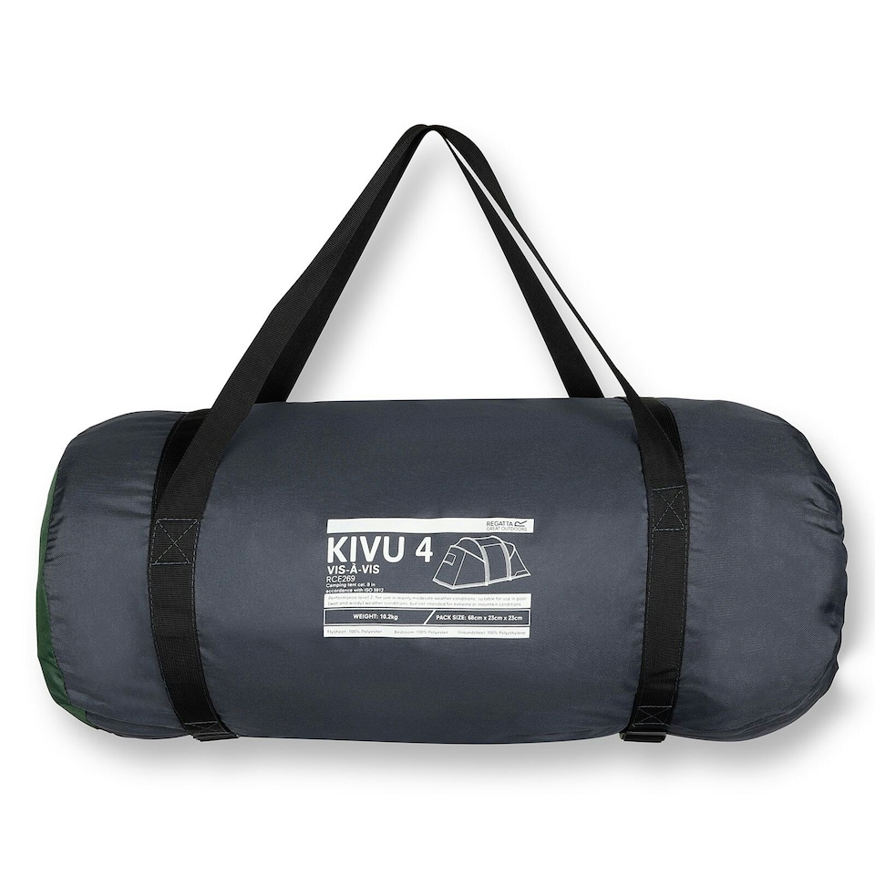 image 1 of Kivu 4-Man Vis-a-Vis Tent Green