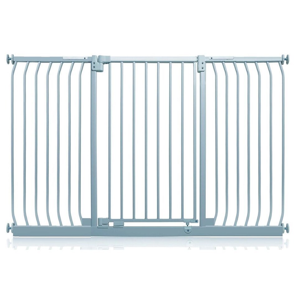 image 1 of Safetots Extra Tall Elite Safety Gate, 161cm - 170cm, Matt Grey, Extra Tall 96.8cm in Height, Pressure Fit Stair Gate, Baby Gate for Doors Hallways and Spaces, Safety Barrier, Easy Installation