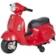 image 1 of HOMCOM Vespa Licensed 6V Kids Electric Motorbike Ride On Motorcycle  Battery Powered for 18-36 Months with Horn Light Red