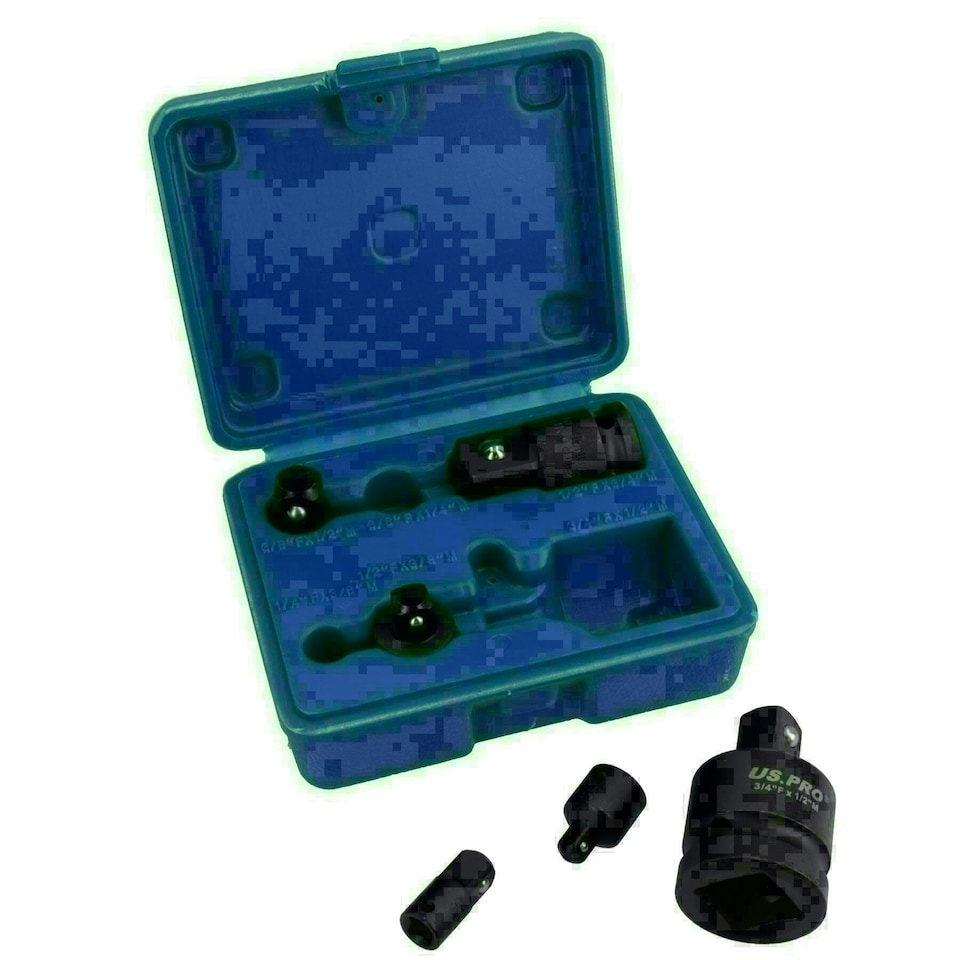 image 1 of 6pc Impact Socket Adaptor Adapter Step Up Step Down Reducer Converter