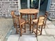 image 1 of Deluxe Alfresco Bar Set Six Seater - L200 x W200 x H110 - Redwood