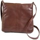 image 1 of Soft Premium Leather Shoulder / Cross Body Bag Brown | Ox Brown