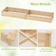 image 9 of COSTWAY Wooden Raised Garden Bed Elevated Planting Bed N/A