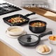 image 8 of Kitchen starter set for 6 people with crockery, pots and more | Black | black/taupe | 1