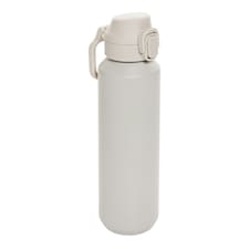XD Collection Via Lockable Recycled Stainless Steel 600ml Sports Bottle - Beige - One Size