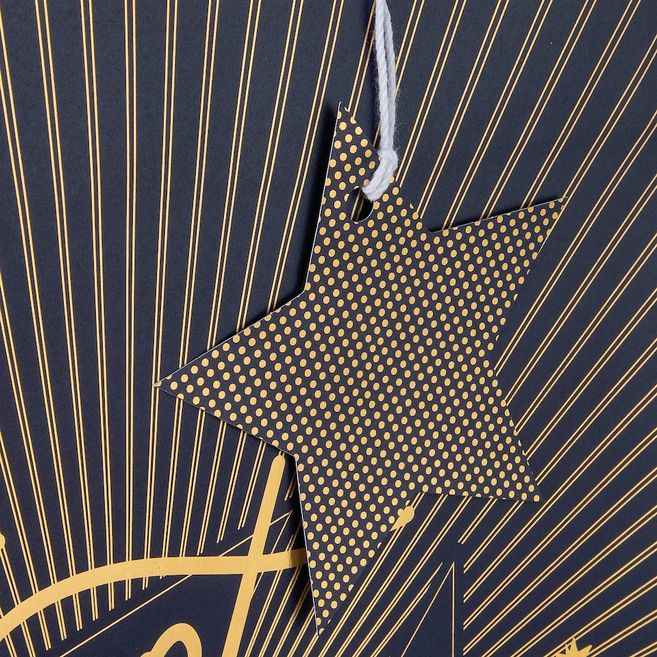 image 1 of Hallmark Pack Of 3 Gift Bags - 3 Sizes - Star Designs