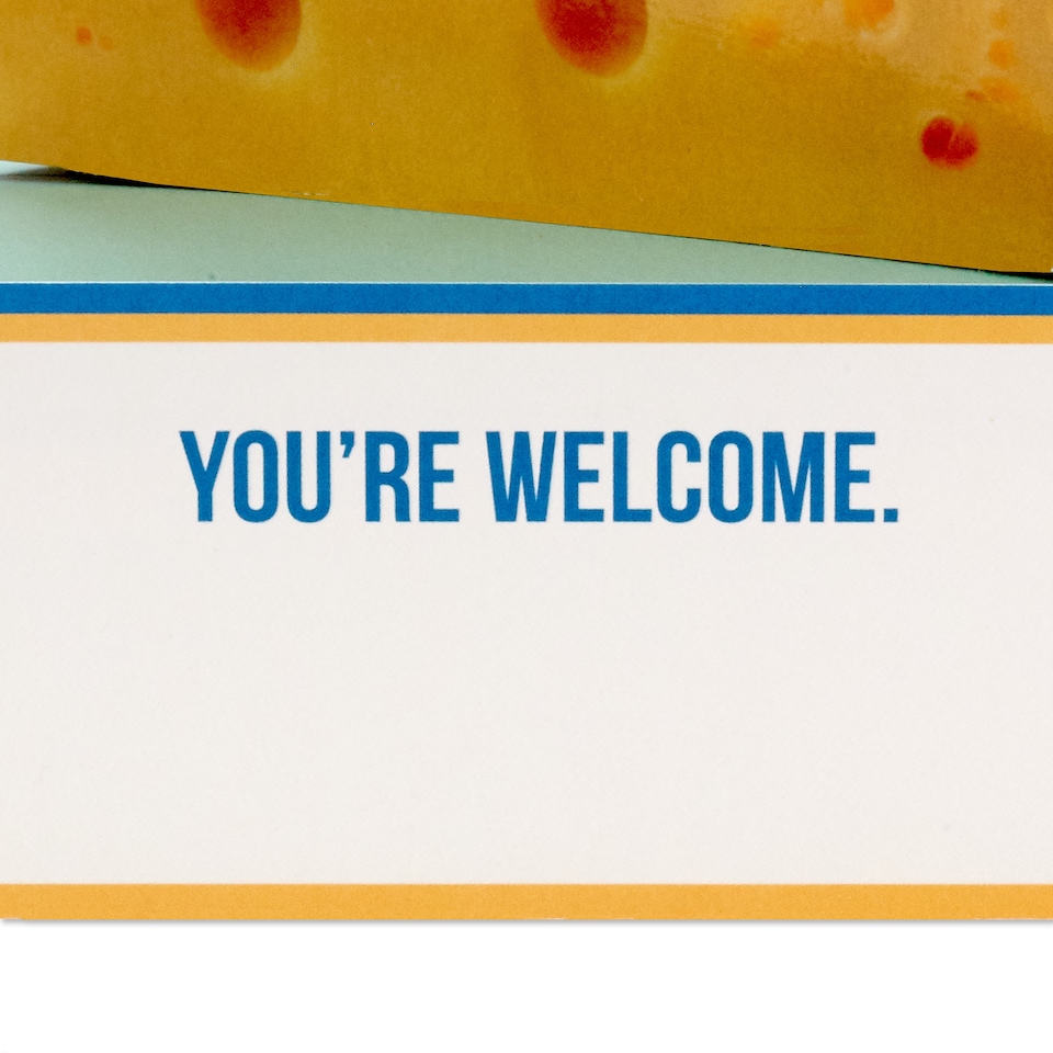 image 1 of Hallmark Father's Day Card - 3D Pop-Up Funny Cheese Design