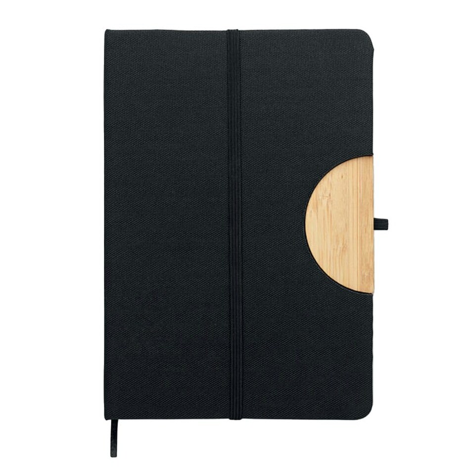 image 1 of MidOcean Bamboo A5 Notebook - Black - 1.8cm x 21cm x 14.5cm