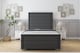 image 1 of Sloomy Ashford Graphite Dumfries Bed Frame With 50" Upholstered Headboard 4' Small Double