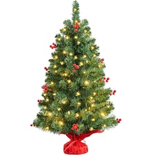 Yaheetech Tabletop Artificial Christmas Tree with LED Lights