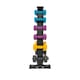 image 2 of Neoprene Dumbbells Set with Rack