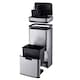 image 7 of Cooks Professional Recycling Sensor Bin 75L with Dual Compartments & Food Caddy | Silver | Silver