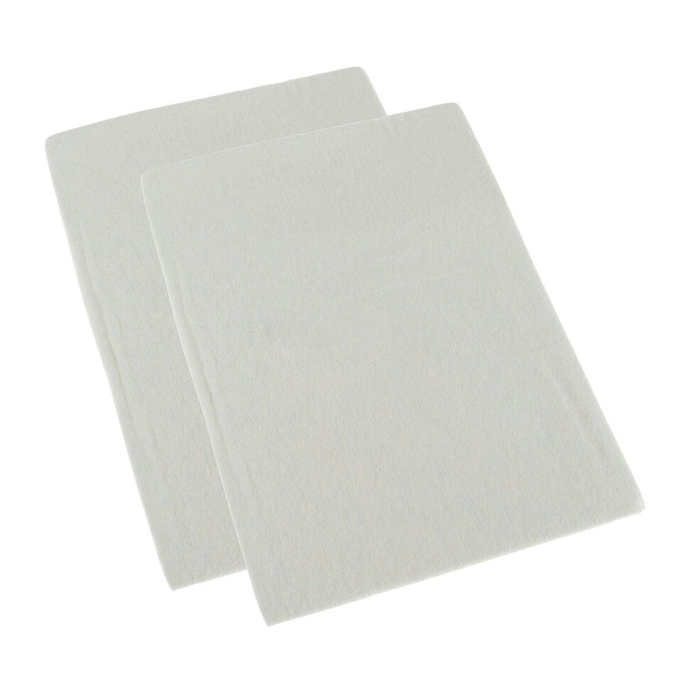 image 1 of Homescapes Cream Brushed Cotton Fitted Cot Sheet Pair, 70 x 140 cm | Cream