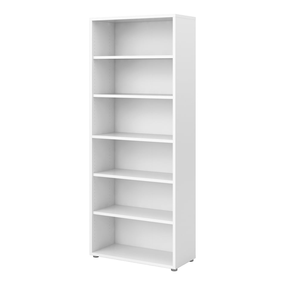 image 1 of Prima Bookcase 5 Shelves in White