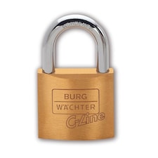 Burg Wachter C-Line Brass Padlock 30mm - One Colour - One Size