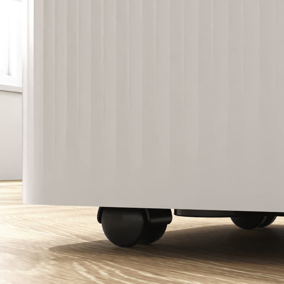 image 1 of HOMCOM 12LDay Dehumidifier with Low Noise Level, Continuous Drainage, 2L Water Tank, 24H Timer, LED Display, Filter, Auto Defrost, Children Lock, Dehumidifier for Home Damp, Laundry Drying, Basement