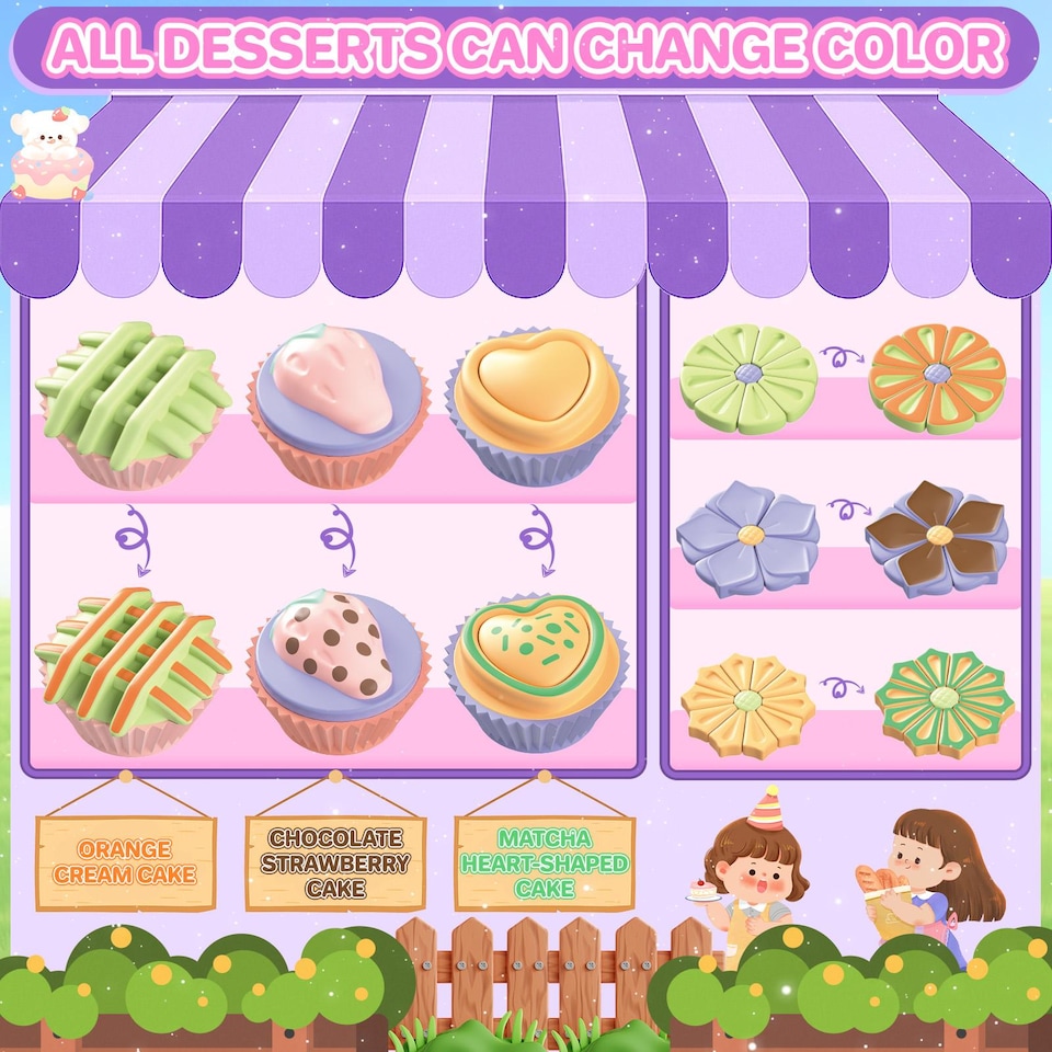 image 1 of 3-in-1 Color Changing Tea Party Set