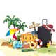 image 2 of Vacation Mode Travel 3D Pop Up Greeting Card