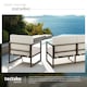image 4 of Garden Furniture Comosa - for 7 people, XXL padding, 2 sofas, 1 armchair