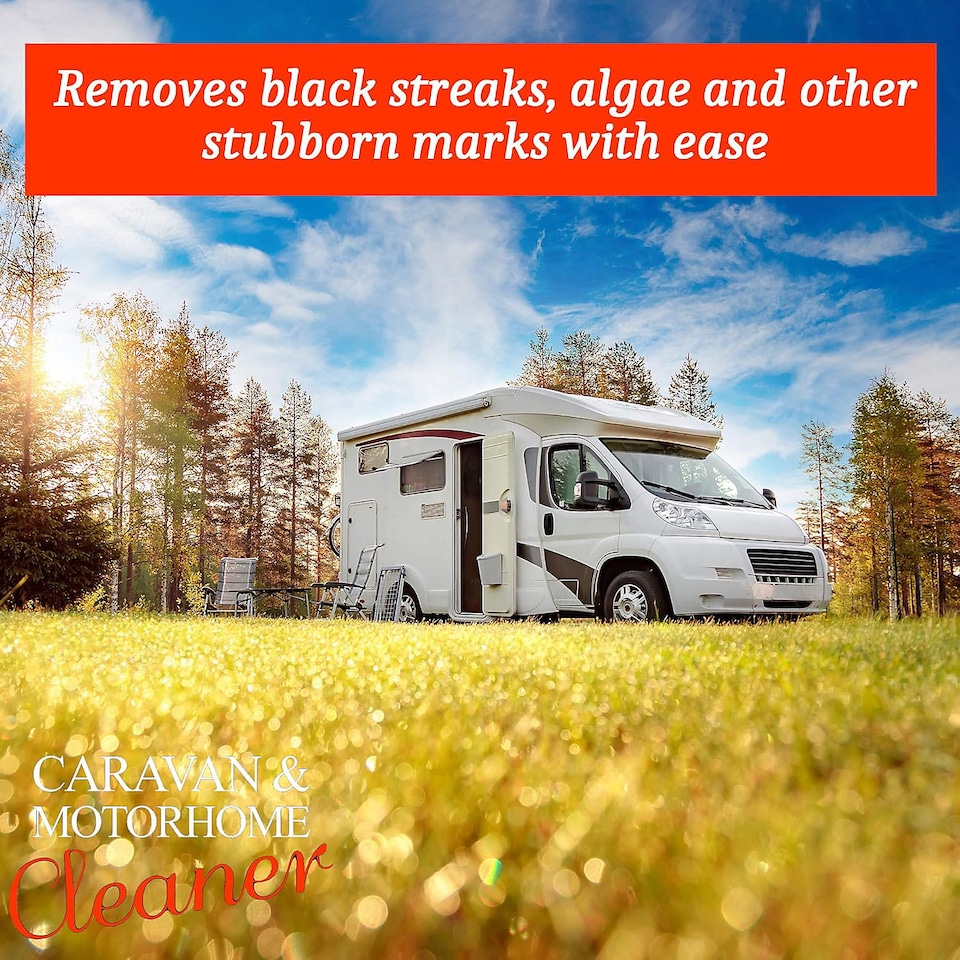 image 1 of Homefront Caravan and Motorhome Cleaner Deeply Cleans to Remove Black Streaks Dirt and Grime Easy to Use Formula (8 Litres)