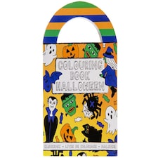 Pack of 12 Halloween Coloring Mini Book with Stickers