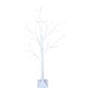 image 1 of 1.5m (5ft) Indoor Outdoor Christmas Lit Birch Tree with 64 Warm White LEDs