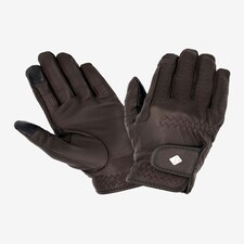 LeMieux Classic Leather Riding Gloves Brown | Large