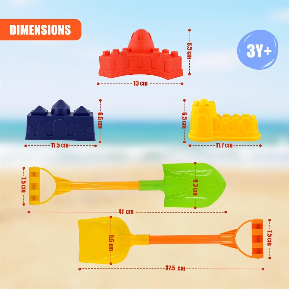 image 1 of The Magic Toy Shop Wheelbarrow Kids Outdoor Garden Sand Water Play Toy Set