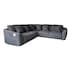 image 2 of The Veneto 5 Seater Lounger Sofa in Dark Grey or Cream | Cream | One Size
