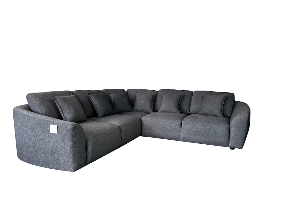 image 1 of The Veneto 5 Seater Lounger Sofa in Dark Grey or Cream | Cream | One Size