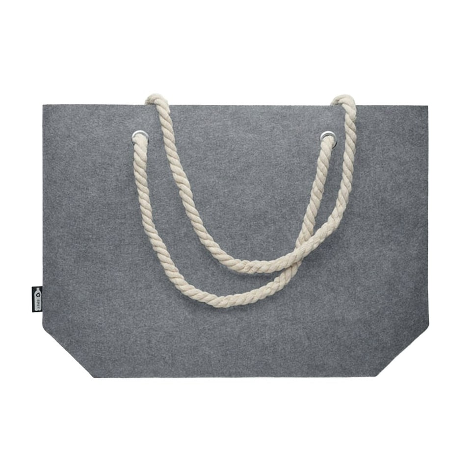 image 1 of MidOcean Feltsea RPET Felt Beach Shopper Bag - Grey - One Size | Grey