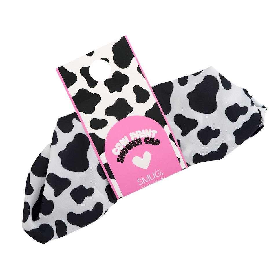 image 1 of SMUG Shower Cap - Cow Print