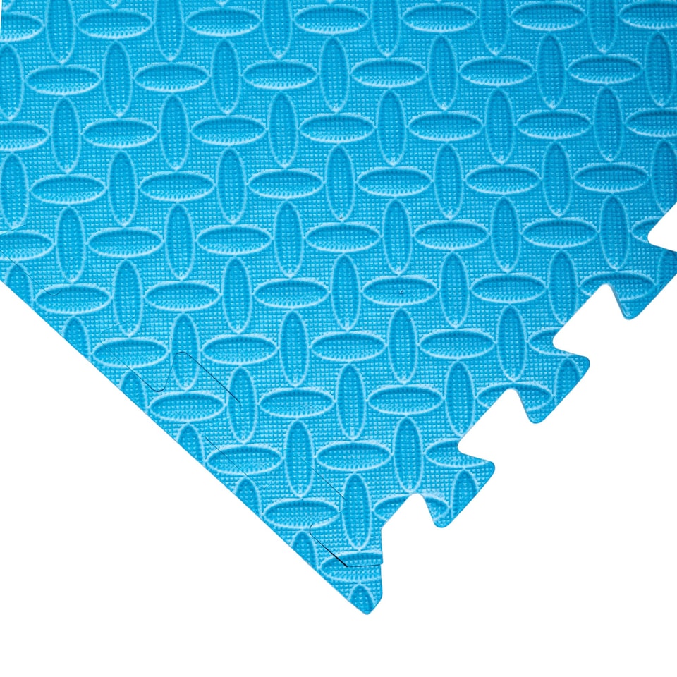 image 1 of Samuel Alexander Blue 8 Piece EVA Foam Floor Protective Tiles / Mats 60x60cm Each