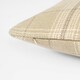 image 4 of OHS 4 x Decorative Woven Check Printed Cushion Covers, 45x45cm - Sage Green