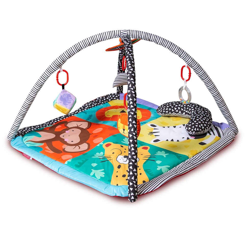 image 1 of Red Kite Padded Play Gym - Wild Safari | Green | Wild Safari | One Size | 1