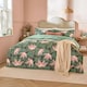 image 1 of Wylder Luella Printed Reversible Duvet Cover Set | Green | Green | Super King