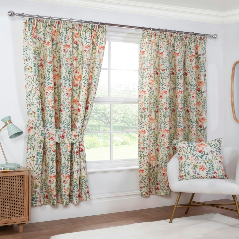 image 1 of Amaryllis Floral Filled Cushion