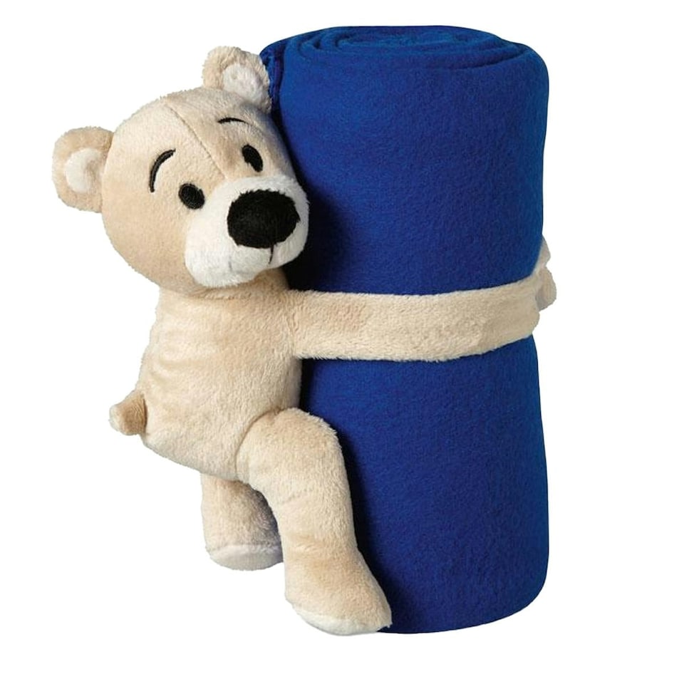MidOcean Manta Fleece Bear Blanket - Blue - One Size | Blue