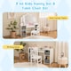 image 6 of COSTWAY Kids Vanity Desk & Chair 2 in 1 Makeup Pretend White